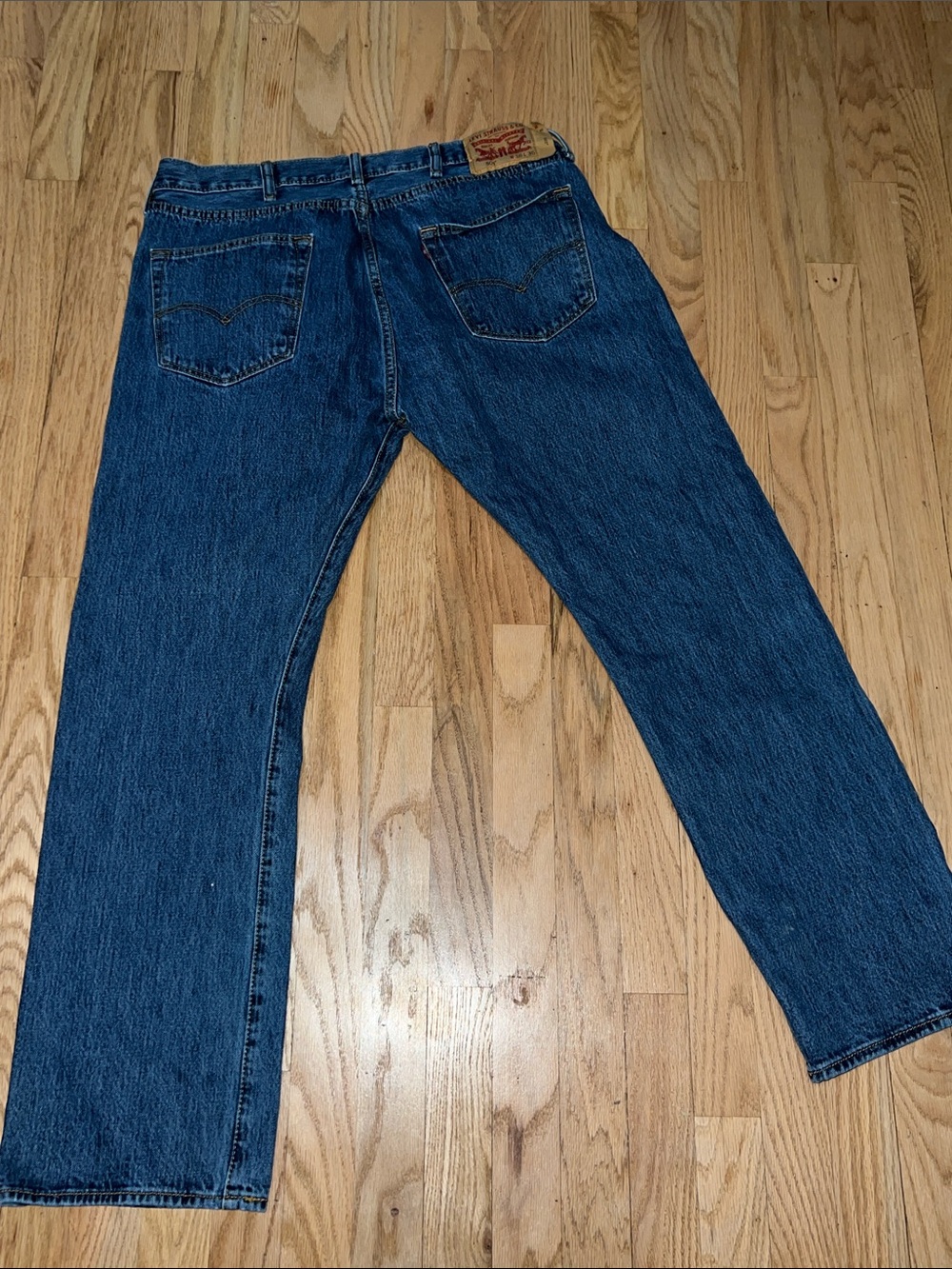 Levi's Men's Dark Blue Straight Jeans